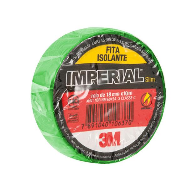  Fita Isolante Antichama 10 Metros Verde 3M 