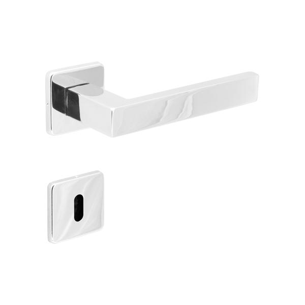  Fechadura Interna 55mm Aço e Zamac Polido Quadra Arouca 