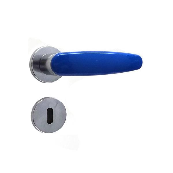  Fechadura Interna 40mm Aço e Zamac Cromado Polo Arouca 
