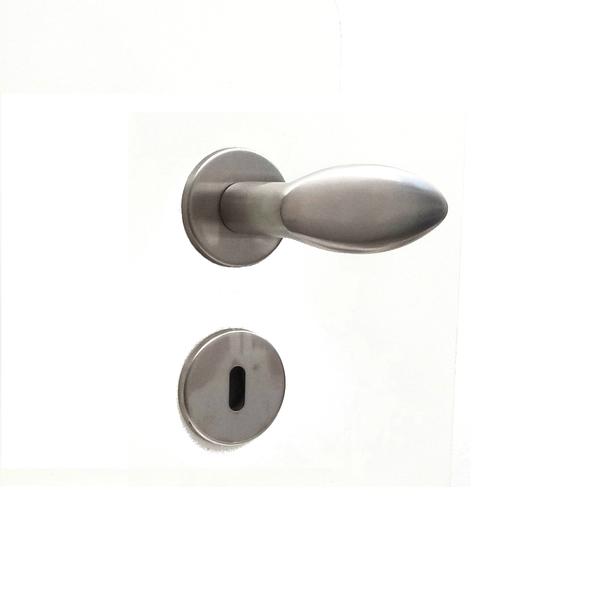  Fechadura Interna 55mm Aço e Zamac Escovado Golf Arouca 