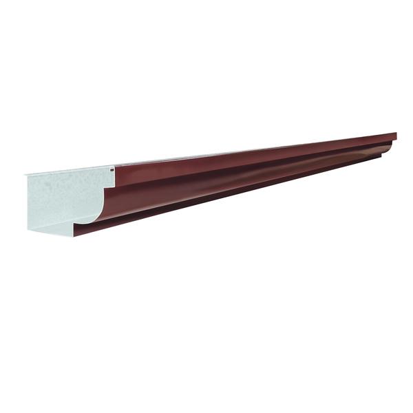  Calha Moldura corte 28x3m Marrom Calha Forte 