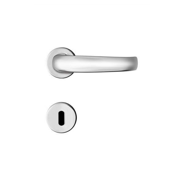  Conjunto Fechadura MZ271 Interna Zamak Cromada 40mm Papaiz 