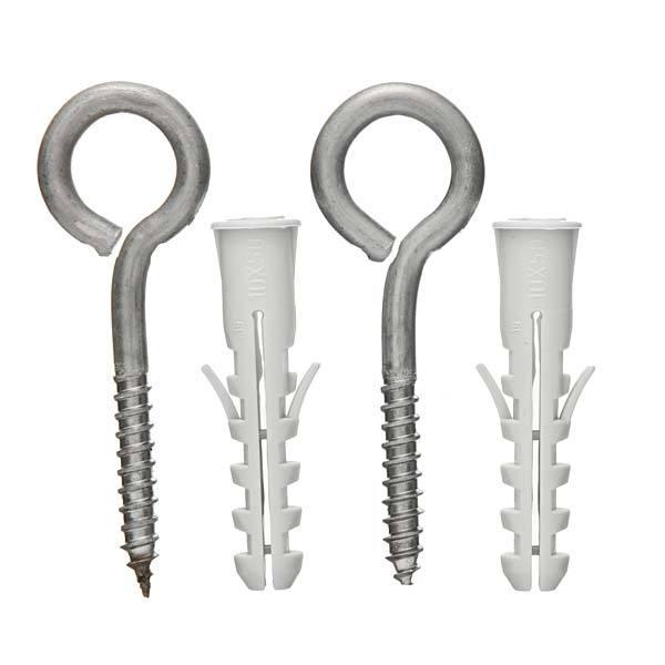  Cartela 2 Pitões 10mm Aço Inox Standers 