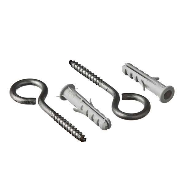 Cartela 4 Pitões 6mm Aço Inox Standers 